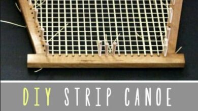 DIY Strip Canoe Caning The Seats