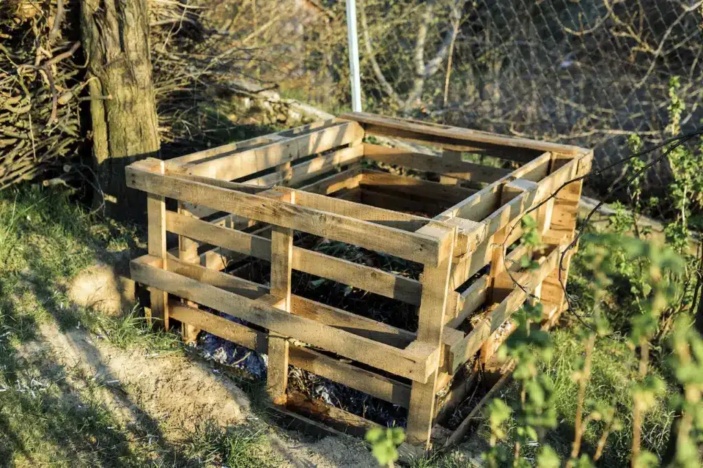 Building a Compost Bin Using Shipping Pallets