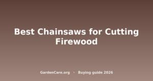 Chainsaw For Firewood — Best Chainsaws for Cutting Firewood