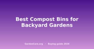 Compost Bin Backyard Garden — Best Compost Bins for Backyard Gardens