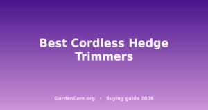 Best Cordless Hedge Trimmers