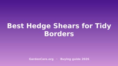 Manual Hedge Shears — Best Hedge Shears for Tidy Borders