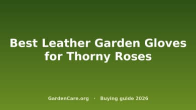Leather Garden Gloves Thorny Roses — Best Leather Garden Gloves for Thorny Roses