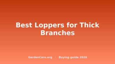 Best Loppers for Thick Branches