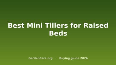 Mini Tiller For Raised Beds — Best Mini Tillers for Raised Beds