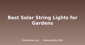 Best Solar String Lights Garden — Best Solar String Lights for Gardens