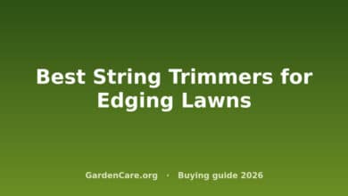 String Trimmer For Edging — Best String Trimmers for Edging Lawns